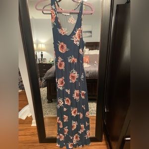 French Grey maxi dress. Size L. VGUC.